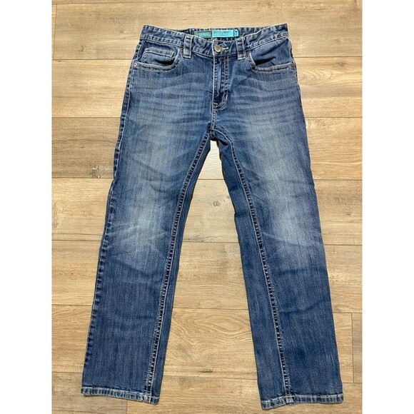 Rock & Roll Denim Men's 30x29 Revolver Straight Slim Cowboy Thick Stitch Jeans